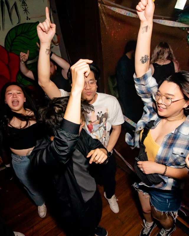 Hot Mess dance pop party - April 2023 - third Friday of every month at The Basement - Kimber is the DJ - Pics: Darcy for Oh Snap Kid