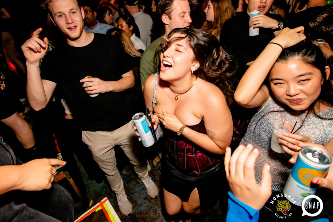 Hot Mess dance pop party - April 2023 - third Friday of every month at The Basement - Kimber is the DJ - Pics: Darcy for Oh Snap Kid