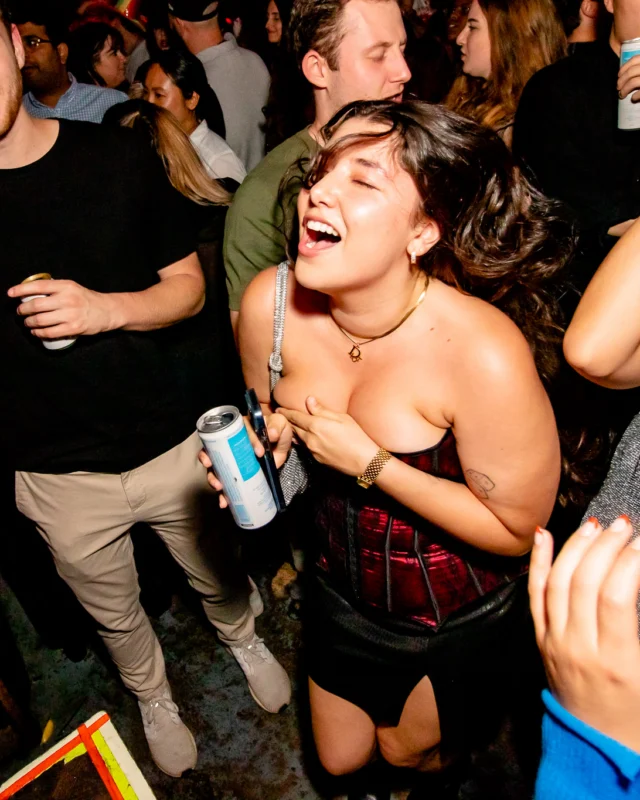 Hot Mess dance pop party - April 2023 - third Friday of every month at The Basement - Kimber is the DJ - Pics: Darcy for Oh Snap Kid