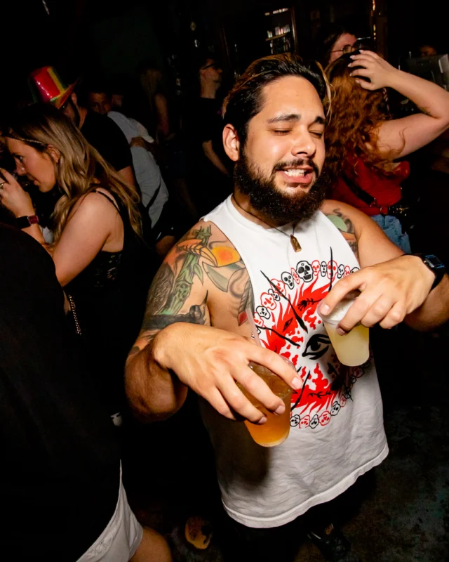 Hot Mess dance pop party - April 2023 - third Friday of every month at The Basement - Kimber is the DJ - Pics: Darcy for Oh Snap Kid