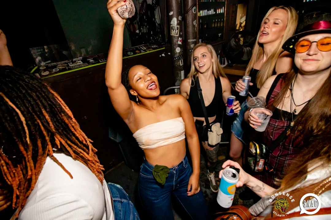 Hot Mess dance pop party - April 2023 - third Friday of every month at The Basement - Kimber is the DJ - Pics: Darcy for Oh Snap Kid