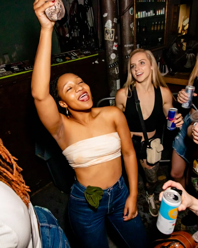 Hot Mess dance pop party - April 2023 - third Friday of every month at The Basement - Kimber is the DJ - Pics: Darcy for Oh Snap Kid