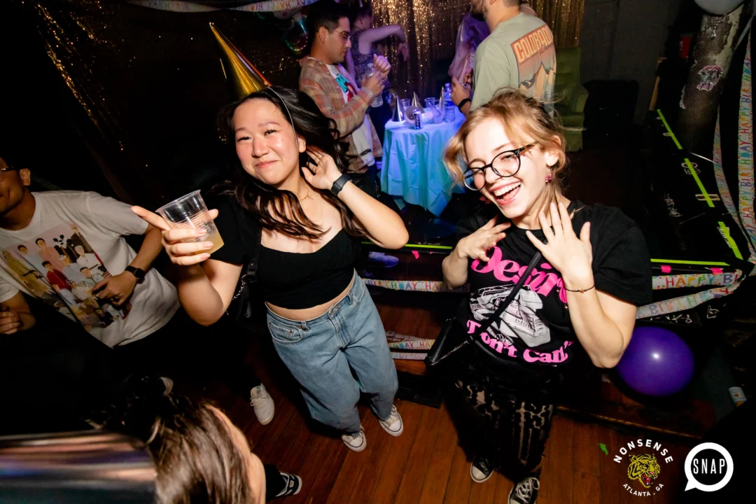 Hot Mess dance pop party - April 2023 - third Friday of every month at The Basement - Kimber is the DJ - Pics: Darcy for Oh Snap Kid
