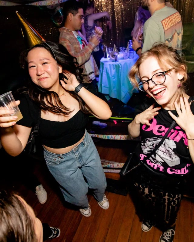 Hot Mess dance pop party - April 2023 - third Friday of every month at The Basement - Kimber is the DJ - Pics: Darcy for Oh Snap Kid