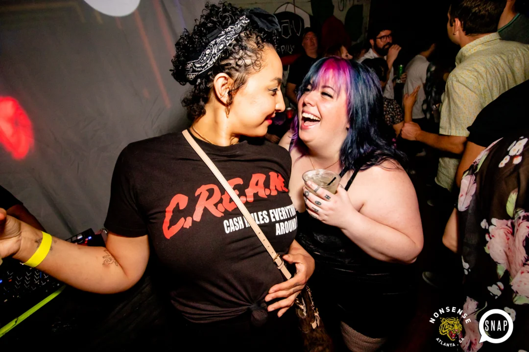 Hot Mess dance pop party - April 2023 - third Friday of every month at The Basement - Kimber is the DJ - Pics: Darcy for Oh Snap Kid
