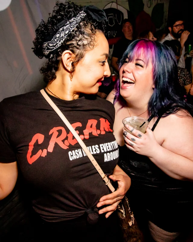 Hot Mess dance pop party - April 2023 - third Friday of every month at The Basement - Kimber is the DJ - Pics: Darcy for Oh Snap Kid