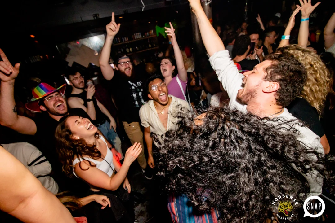 Hot Mess dance pop party - April 2023 - third Friday of every month at The Basement - Kimber is the DJ - Pics: Darcy for Oh Snap Kid