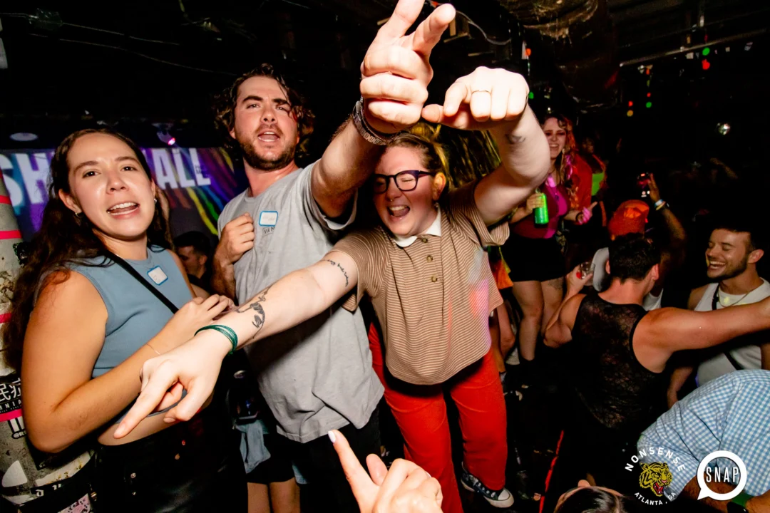Hot Mess dance pop party - April 2023 - third Friday of every month at The Basement - Kimber is the DJ - Pics: Darcy for Oh Snap Kid