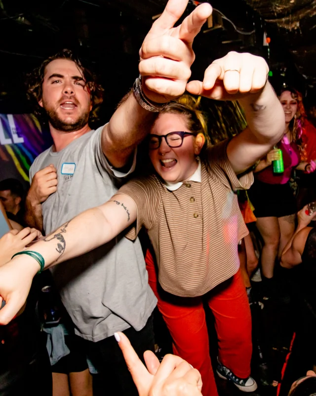 Hot Mess dance pop party - April 2023 - third Friday of every month at The Basement - Kimber is the DJ - Pics: Darcy for Oh Snap Kid