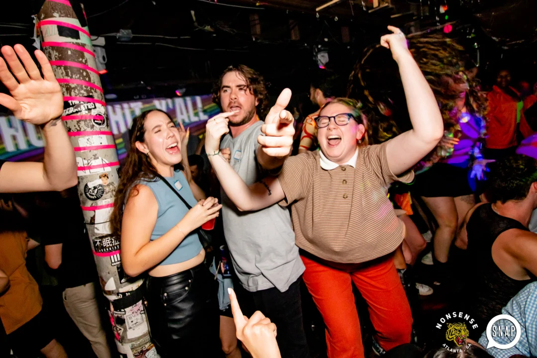 Hot Mess dance pop party - April 2023 - third Friday of every month at The Basement - Kimber is the DJ - Pics: Darcy for Oh Snap Kid