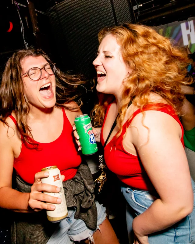 Hot Mess dance pop party - April 2023 - third Friday of every month at The Basement - Kimber is the DJ - Pics: Darcy for Oh Snap Kid