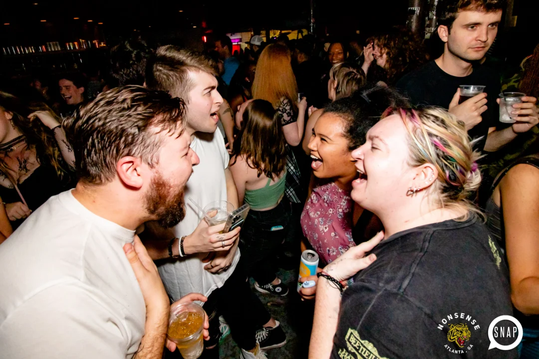 Hot Mess dance pop party - April 2023 - third Friday of every month at The Basement - Kimber is the DJ - Pics: Darcy for Oh Snap Kid
