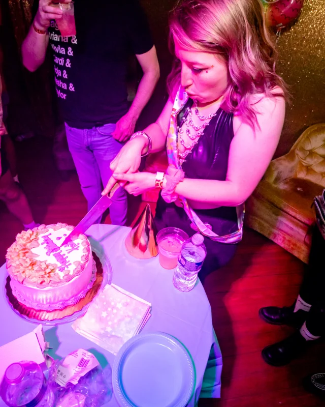 Hot Mess dance pop party - April 2023 - third Friday of every month at The Basement - Kimber is the DJ - Pics: Darcy for Oh Snap Kid