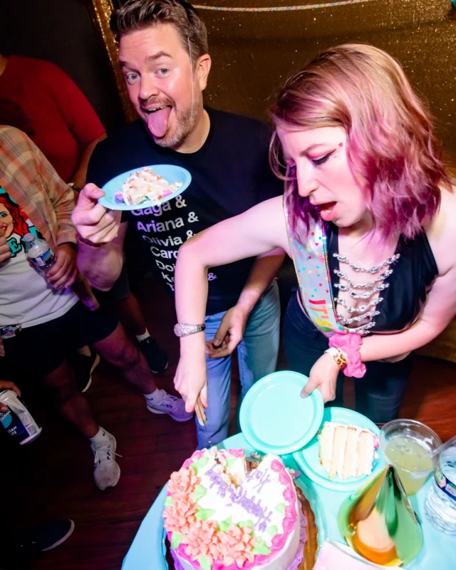 Hot Mess dance pop party - April 2023 - third Friday of every month at The Basement - Kimber is the DJ - Pics: Darcy for Oh Snap Kid