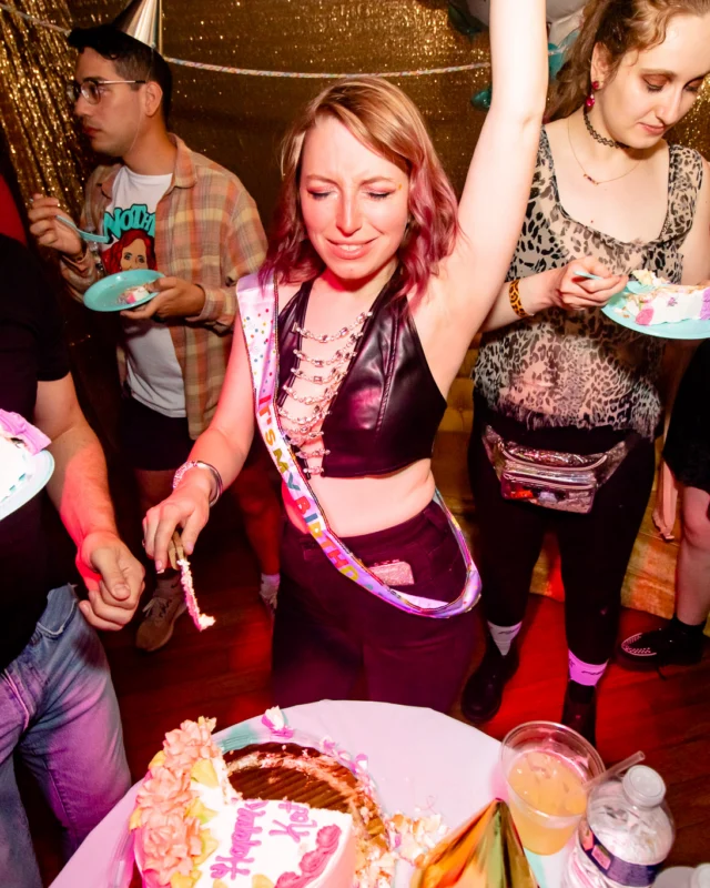 Hot Mess dance pop party - April 2023 - third Friday of every month at The Basement - Kimber is the DJ - Pics: Darcy for Oh Snap Kid