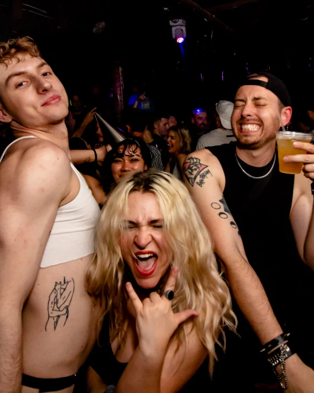 Hot Mess dance pop party - April 2023 - third Friday of every month at The Basement - Kimber is the DJ - Pics: Darcy for Oh Snap Kid
