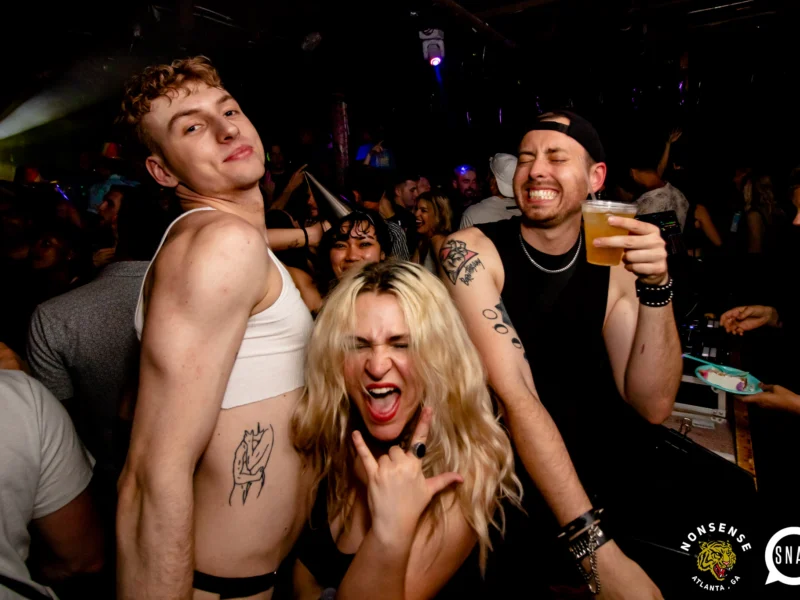 Hot Mess dance pop party - April 2023 - third Friday of every month at The Basement - Kimber is the DJ - Pics: Darcy for Oh Snap Kid