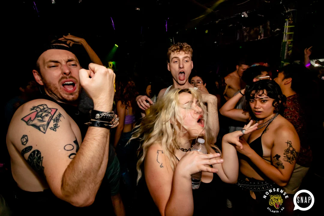 Hot Mess dance pop party - April 2023 - third Friday of every month at The Basement - Kimber is the DJ - Pics: Darcy for Oh Snap Kid