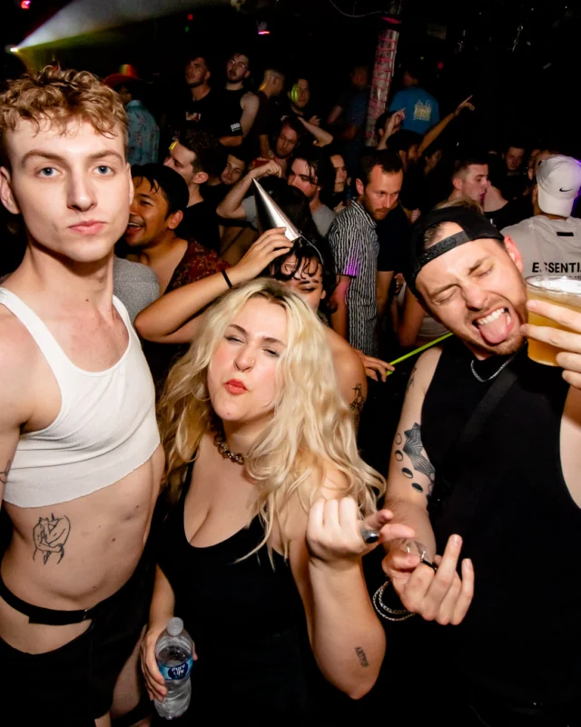 Hot Mess dance pop party - April 2023 - third Friday of every month at The Basement - Kimber is the DJ - Pics: Darcy for Oh Snap Kid