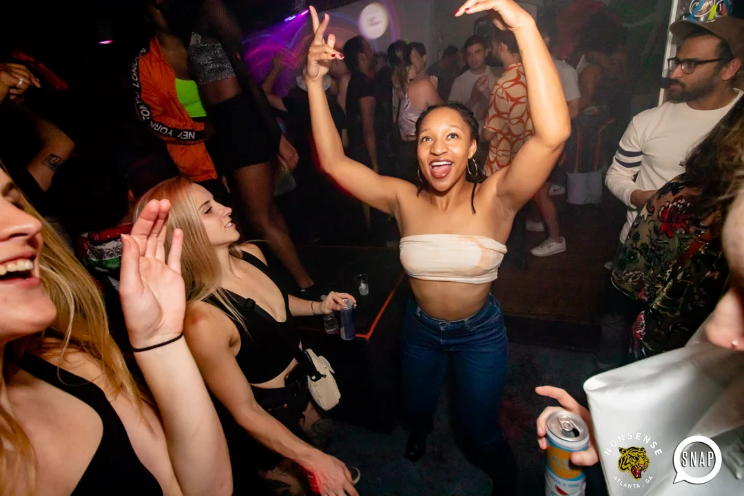 Hot Mess dance pop party - April 2023 - third Friday of every month at The Basement - Kimber is the DJ - Pics: Darcy for Oh Snap Kid