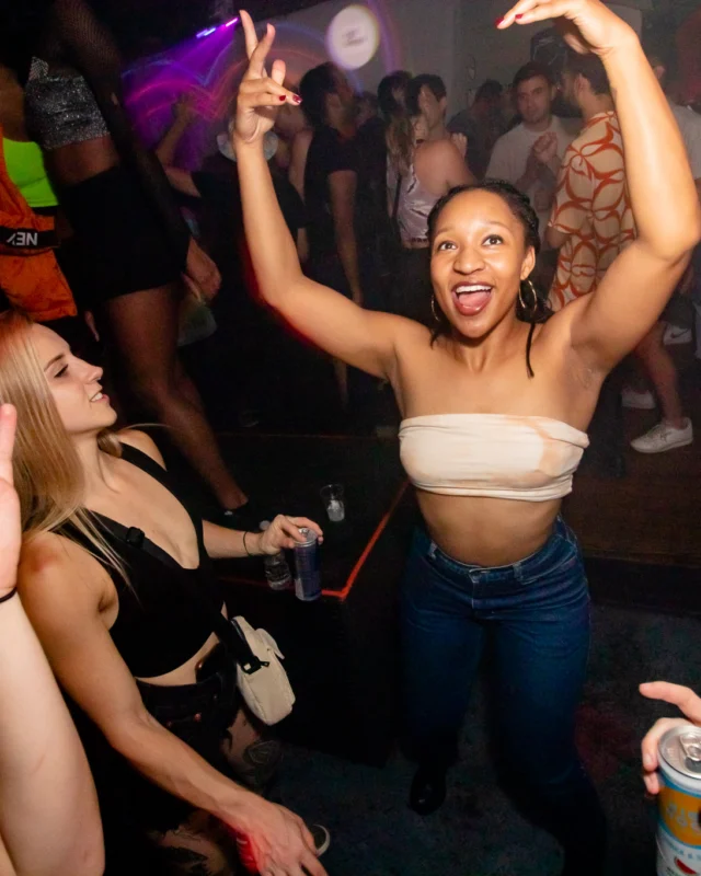 Hot Mess dance pop party - April 2023 - third Friday of every month at The Basement - Kimber is the DJ - Pics: Darcy for Oh Snap Kid