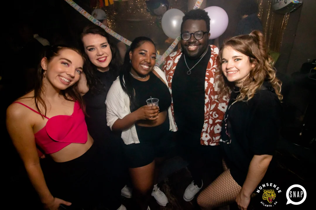 Hot Mess dance pop party - April 2023 - third Friday of every month at The Basement - Kimber is the DJ - Pics: Darcy for Oh Snap Kid