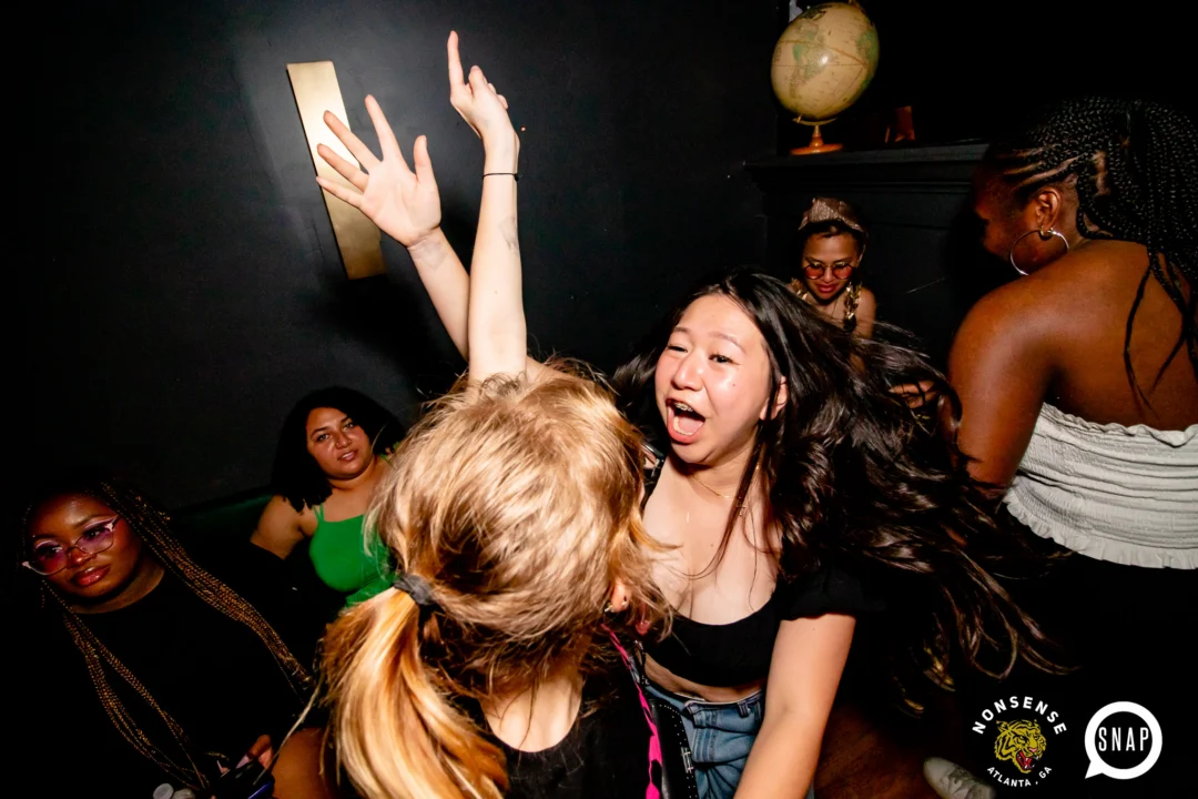 Hot Mess dance pop party - April 2023 - third Friday of every month at The Basement - Kimber is the DJ - Pics: Darcy for Oh Snap Kid