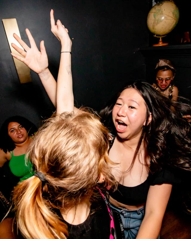 Hot Mess dance pop party - April 2023 - third Friday of every month at The Basement - Kimber is the DJ - Pics: Darcy for Oh Snap Kid