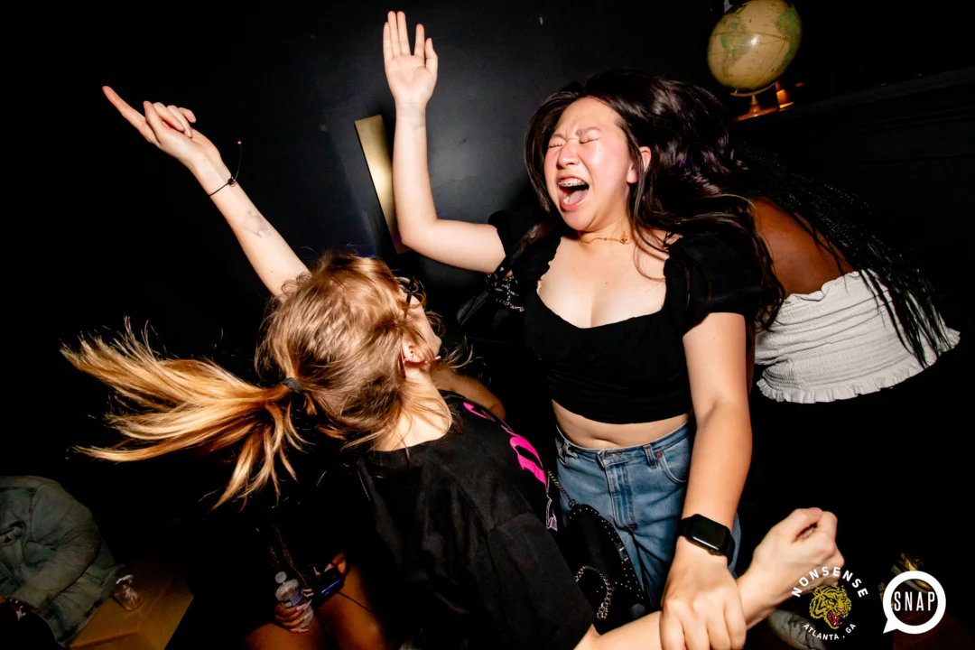 Hot Mess dance pop party - April 2023 - third Friday of every month at The Basement - Kimber is the DJ - Pics: Darcy for Oh Snap Kid