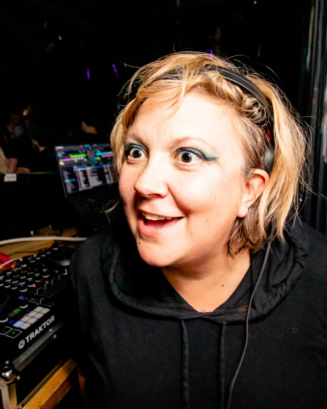 Hot Mess dance pop party - April 2023 - third Friday of every month at The Basement - Kimber is the DJ - Pics: Darcy for Oh Snap Kid