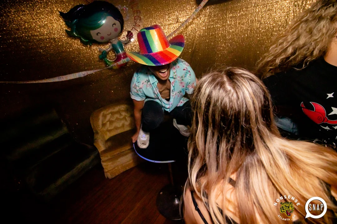 Hot Mess dance pop party - April 2023 - third Friday of every month at The Basement - Kimber is the DJ - Pics: Darcy for Oh Snap Kid
