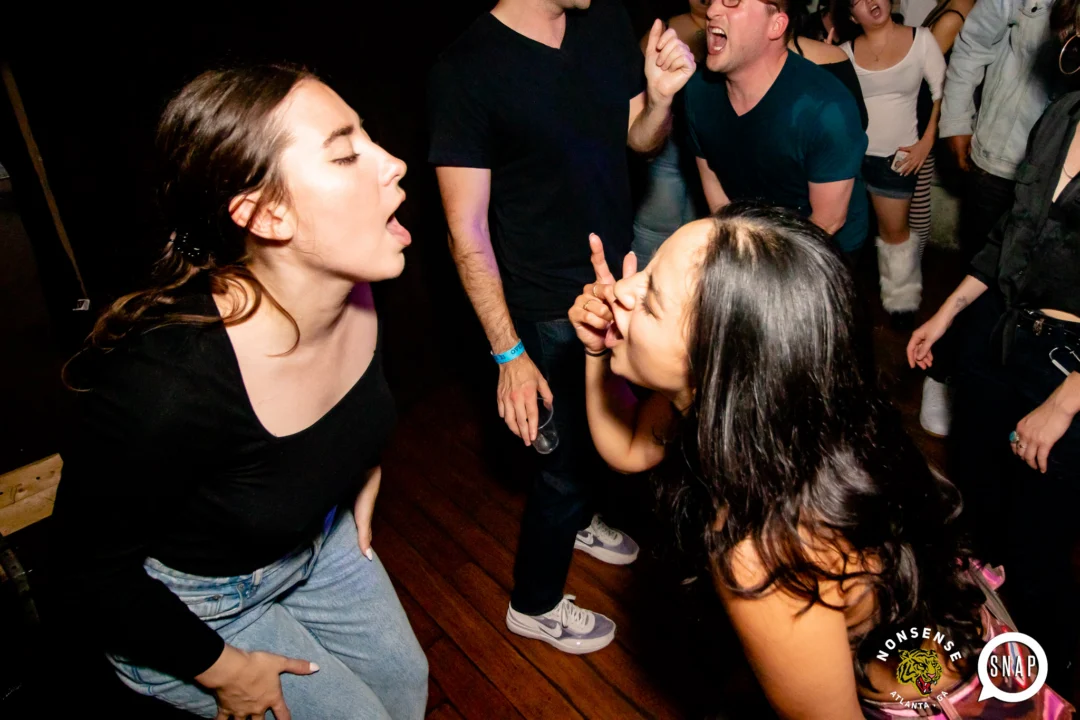 Hot Mess dance pop party - April 2023 - third Friday of every month at The Basement - Kimber is the DJ - Pics: Darcy for Oh Snap Kid