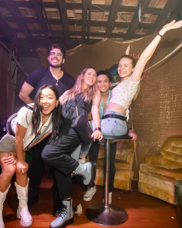 Hot Mess dance pop party - April 2023 - third Friday of every month at The Basement - Kimber is the DJ - Pics: Darcy for Oh Snap Kid