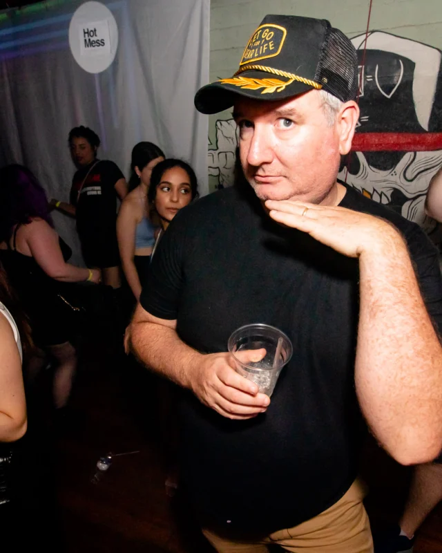 Hot Mess dance pop party - April 2023 - third Friday of every month at The Basement - Kimber is the DJ - Pics: Darcy for Oh Snap Kid