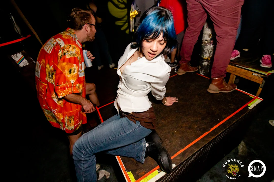 Hot Mess dance pop party - April 2023 - third Friday of every month at The Basement - Kimber is the DJ - Pics: Darcy for Oh Snap Kid