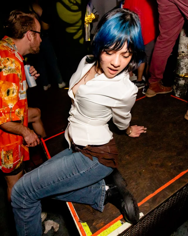 Hot Mess dance pop party - April 2023 - third Friday of every month at The Basement - Kimber is the DJ - Pics: Darcy for Oh Snap Kid