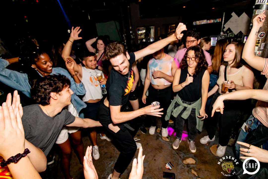 Hot Mess dance pop party - third Friday of every month at The Basement (EAV) - Kimber is the DJ - Pic: Darcy for Oh Snap Kid