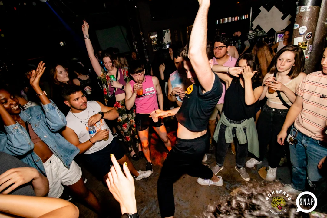 Hot Mess dance pop party - third Friday of every month at The Basement (EAV) - Kimber is the DJ - Pic: Darcy for Oh Snap Kid