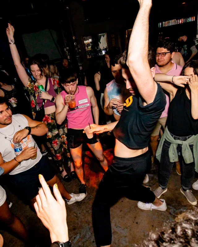 Hot Mess dance pop party - third Friday of every month at The Basement (EAV) - Kimber is the DJ - Pic: Darcy for Oh Snap Kid