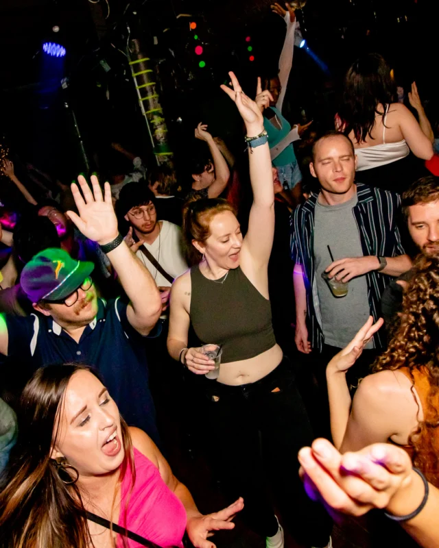 Hot Mess dance pop party - third Friday of every month at The Basement (EAV) - Kimber is the DJ - Pic: Darcy for Oh Snap Kid