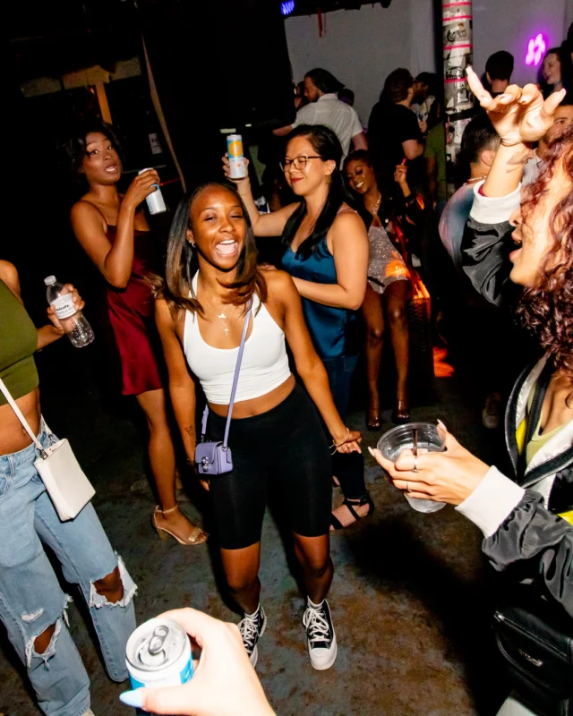 Hot Mess dance pop party - third Friday of every month at The Basement (EAV) - Kimber is the DJ - Pic: Darcy for Oh Snap Kid