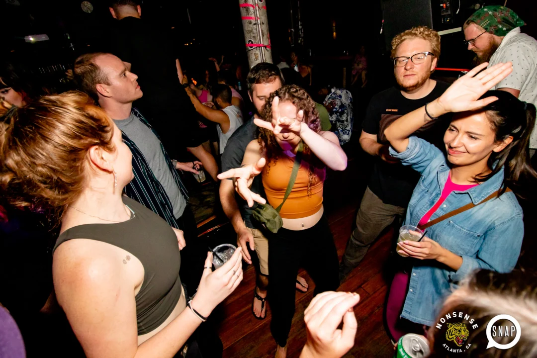 Hot Mess dance pop party - third Friday of every month at The Basement (EAV) - Kimber is the DJ - Pic: Darcy for Oh Snap Kid