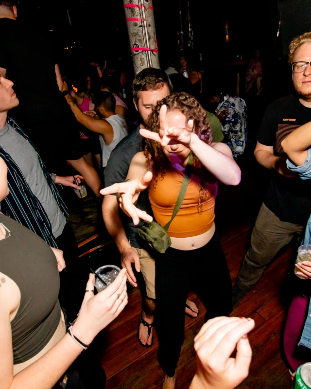 Hot Mess dance pop party - third Friday of every month at The Basement (EAV) - Kimber is the DJ - Pic: Darcy for Oh Snap Kid