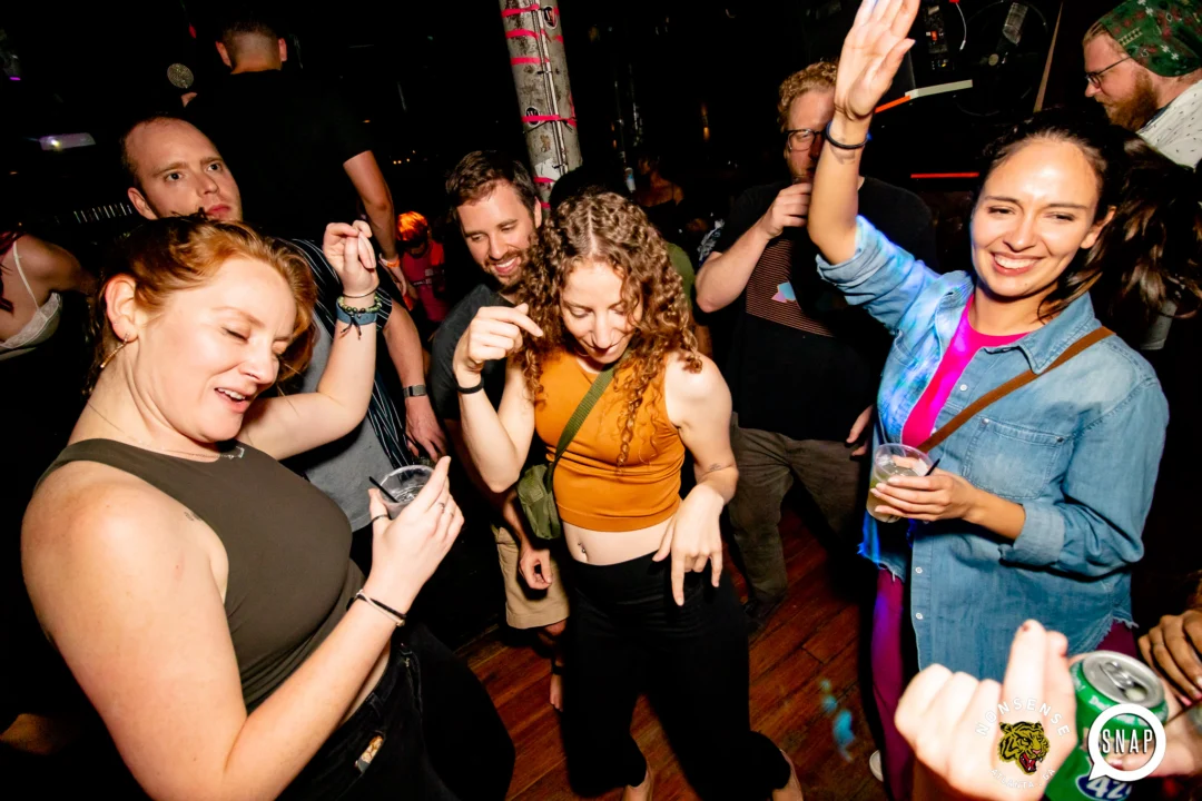 Hot Mess dance pop party - third Friday of every month at The Basement (EAV) - Kimber is the DJ - Pic: Darcy for Oh Snap Kid
