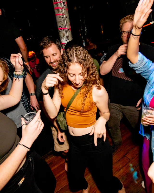 Hot Mess dance pop party - third Friday of every month at The Basement (EAV) - Kimber is the DJ - Pic: Darcy for Oh Snap Kid