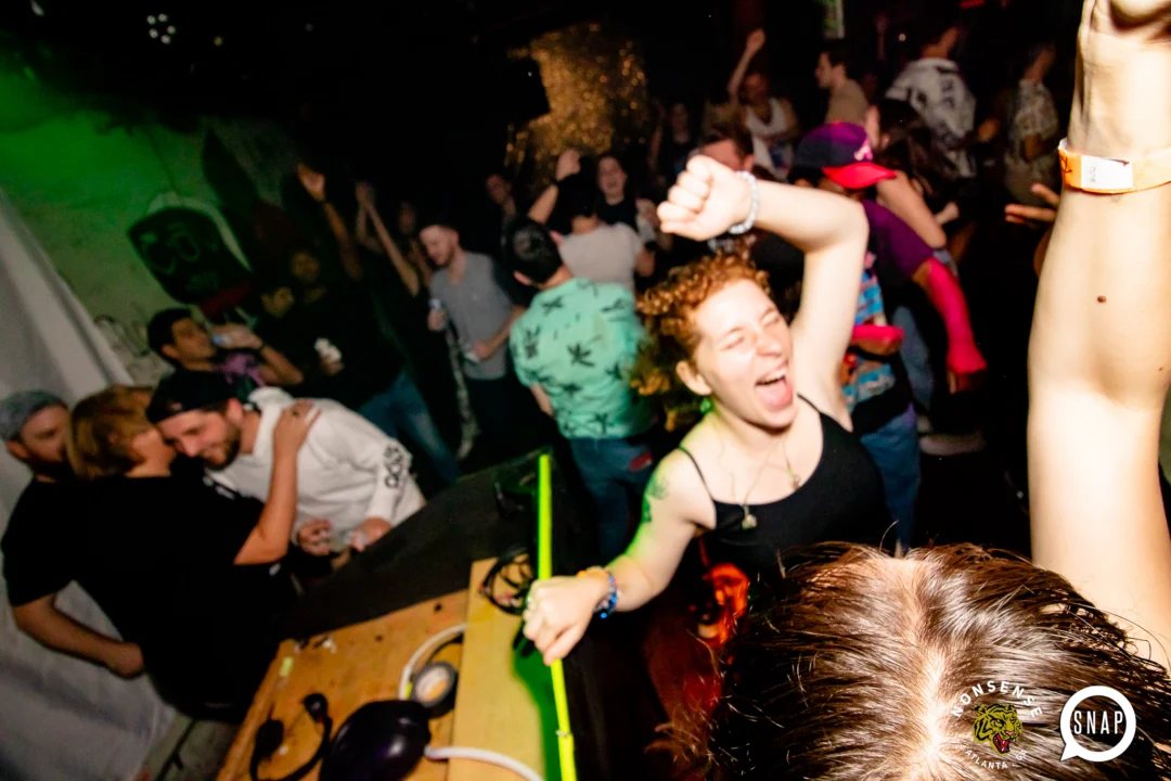 Hot Mess dance pop party - third Friday of every month at The Basement (EAV) - Kimber is the DJ - Pic: Darcy for Oh Snap Kid