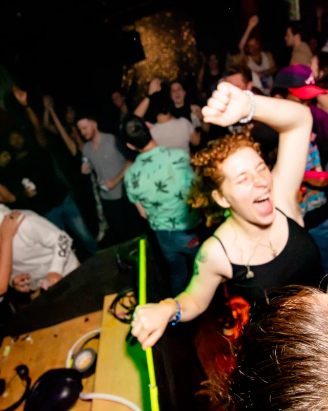 Hot Mess dance pop party - third Friday of every month at The Basement (EAV) - Kimber is the DJ - Pic: Darcy for Oh Snap Kid