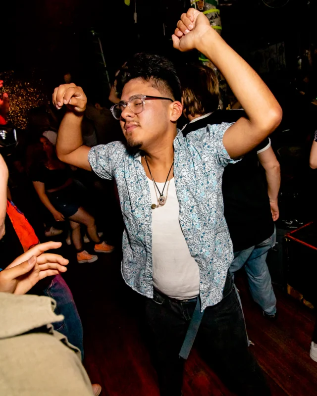 Hot Mess dance pop party - third Friday of every month at The Basement (EAV) - Kimber is the DJ - Pic: Darcy for Oh Snap Kid