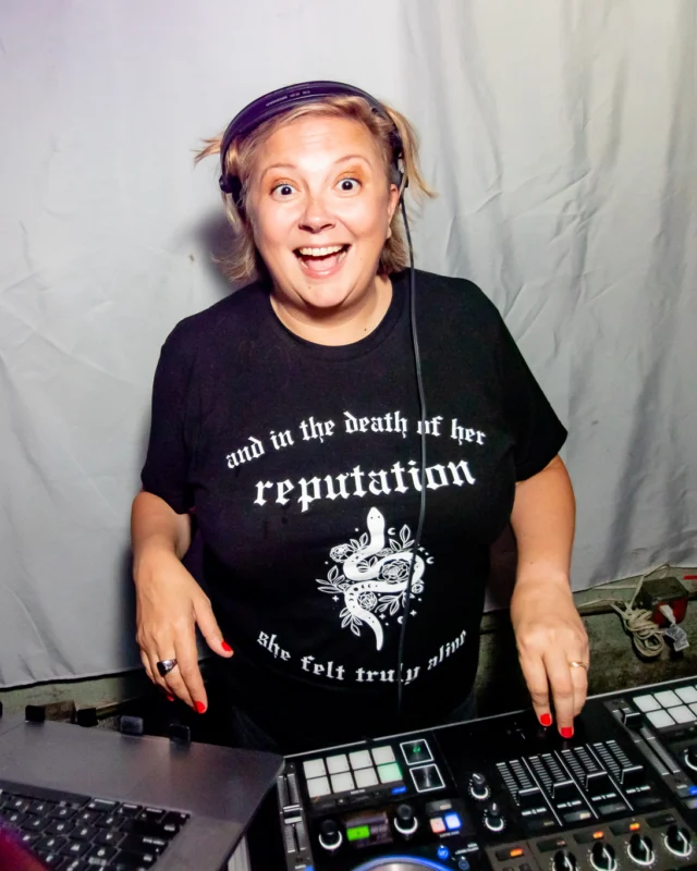 Hot Mess dance pop party - third Friday of every month at The Basement (EAV) - Kimber is the DJ - Pic: Darcy for Oh Snap Kid