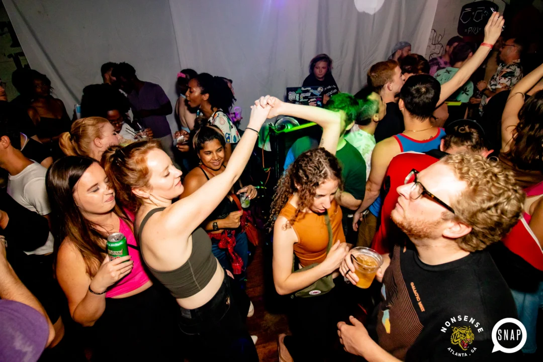 Hot Mess dance pop party - third Friday of every month at The Basement (EAV) - Kimber is the DJ - Pic: Darcy for Oh Snap Kid